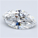 Diamante Natural 3.07 quilates, marqués , Color E, claridad VS2 y certificado GIA