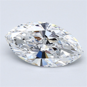 Picture of Natural Diamond 3.07 Carats, Marquise with  Cut, E Color, VS2 Clarity and Certified by GIA