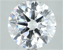 Lab Grown Diamond 4.01 Carats, Round with Ideal Cut, D Color, VS1 Clarity and Certified by IGI