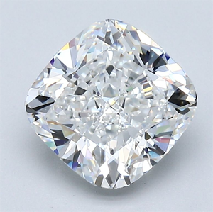 Picture of Natural Diamond 2.54 Carats, Cushion with  Cut, F Color, VS2 Clarity and Certified by GIA