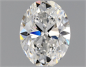 Diamante Natural 0.40 quilates, Ovalado , Color F, claridad VVS1 y certificado GIA