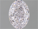 Natural Diamond 0.73 Carats, Oval with  Cut, E Color, VVS2 Clarity and Certified by GIA