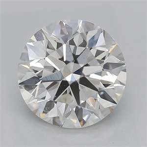 Foto Diamante Natural 1.63 quilates, Redondo , Color H, claridad SI1 y certificado GIA de