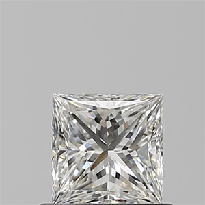 Picture of Natural Diamond 0.61 Carats, Princess with  Cut, H Color, VS2 Clarity and Certified by GIA