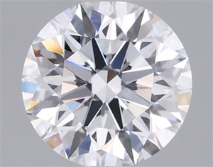 Picture of Lab Grown Diamond 1.02 Carats, Round with Ideal Cut, D Color, VVS2 Clarity and Certified by IGI