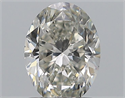 Natural Diamond 1.20 Carats, Oval with  Cut, I Color, SI1 Clarity and Certified by GIA