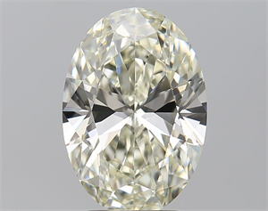 Picture of Natural Diamond 3.01 Carats, Oval with  Cut, J Color, VS1 Clarity and Certified by IGI