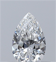 Diamante Natural 0.34 quilates, De pera , Color E, claridad VS1 y certificado GIA
