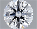 Lab Grown Diamond 1.00 Carats, Round with Ideal Cut, D Color, VVS1 Clarity and Certified by IGI