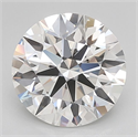 Lab Grown Diamond 3.01 Carats, Round with Ideal Cut, G Color, VVS2 Clarity and Certified by IGI