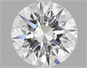 Natural Diamond 0.82 Carats, Round with Excellent Cut, F Color, VVS2 Clarity and Certified by GIA