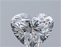 Natural Diamond 0.33 Carats, Heart with  Cut, E Color, VS2 Clarity and Certified by GIA