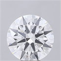 Lab Grown Diamond 7.07 Carats, Round with Ideal Cut, F Color, VS1 Clarity and Certified by IGI