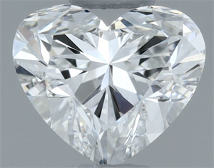 Picture of Natural Diamond 0.40 Carats, Heart with  Cut, G Color, VS1 Clarity and Certified by GIA