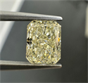Natural Diamond 1.16 Carats, Radiant with  Cut, N Color, VVS2 Clarity and Certified by GIA