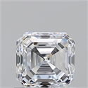 Natural Diamond 1.01 Carats, Asscher with  Cut, D Color, VVS1 Clarity and Certified by GIA