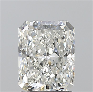 Picture of Natural Diamond 1.72 Carats, Radiant with  Cut, H Color, SI2 Clarity and Certified by GIA