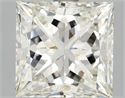 Natural Diamond 3.03 Carats, Princess with  Cut, J Color, VVS2 Clarity and Certified by GIA