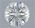 Natural Diamond 0.40 Carats, Round with Excellent Cut, J Color, VS1 Clarity and Certified by GIA