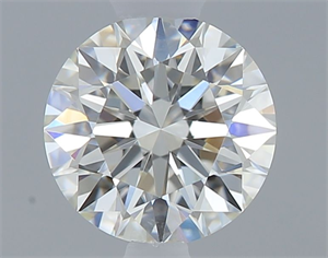 Picture of Natural Diamond 0.40 Carats, Round with Excellent Cut, J Color, VS1 Clarity and Certified by GIA