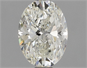 Natural Diamond 0.91 Carats, Oval with  Cut, J Color, IF Clarity and Certified by GIA