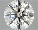 Lab Grown Diamond 4.72 Carats, Round with Ideal Cut, G Color, VS1 Clarity and Certified by IGI