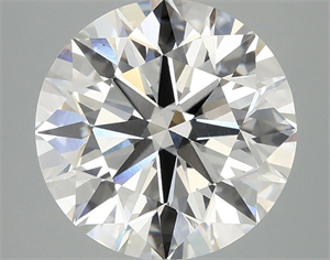 Picture of Lab Grown Diamond 4.72 Carats, Round with Ideal Cut, G Color, VS1 Clarity and Certified by IGI