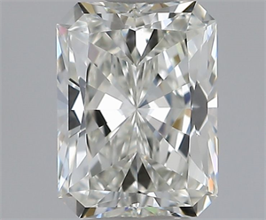 Picture of Natural Diamond 0.50 Carats, Radiant with  Cut, H Color, VS1 Clarity and Certified by GIA