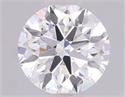 Del inventario de diamantes de laboratorio, 0.72 quilates, Redondo , Color D, claridad VS2 y certificado IGI