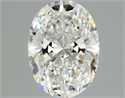Natural Diamond 1.21 Carats, Oval with  Cut, G Color, SI1 Clarity and Certified by GIA