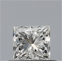 Natural Diamond 0.33 Carats, Princess with  Cut, G Color, VVS2 Clarity and Certified by GIA