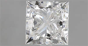 Picture of Natural Diamond 1.00 Carats, Princess with  Cut, G Color, VVS1 Clarity and Certified by GIA