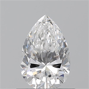 Picture of Natural Diamond 0.71 Carats, Pear with  Cut, E Color, VS2 Clarity and Certified by GIA