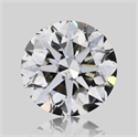Natural Diamond 0.70 Carats, Round with Very Good Cut, F Color, SI1 Clarity and Certified by GIA