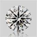 Natural Diamond 0.70 Carats, Round with Excellent Cut, K Color, VS2 Clarity and Certified by GIA