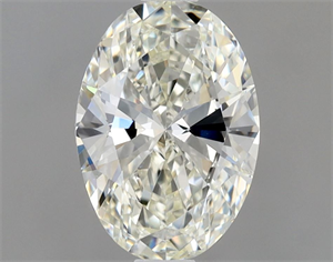 Picture of Natural Diamond 1.01 Carats, Oval with  Cut, J Color, VS2 Clarity and Certified by GIA