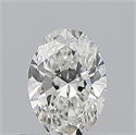 Natural Diamond 0.51 Carats, Oval with  Cut, G Color, VVS2 Clarity and Certified by GIA