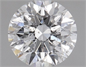 Natural Diamond 1.02 Carats, Round with Excellent Cut, D Color, I1 Clarity and Certified by GIA