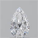 Natural Diamond 0.80 Carats, Pear with  Cut, E Color, VVS2 Clarity and Certified by GIA