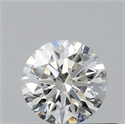 Natural Diamond 0.40 Carats, Round with Excellent Cut, I Color, VVS2 Clarity and Certified by GIA