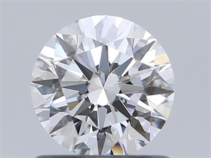 Picture of Natural Diamond 0.82 Carats, Round with Excellent Cut, E Color, VVS2 Clarity and Certified by GIA