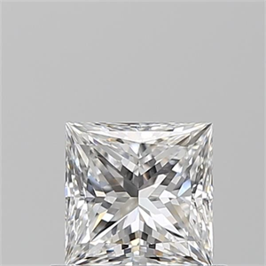 Picture of Natural Diamond 0.70 Carats, Princess with  Cut, E Color, VS1 Clarity and Certified by GIA