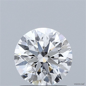 Picture of Lab Grown Diamond 1.50 Carats, Round with Excellent Cut, D Color, VVS2 Clarity and Certified by IGI