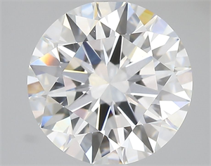 Picture of Lab Grown Diamond 4.04 Carats, Round with Ideal Cut, E Color, VVS2 Clarity and Certified by IGI