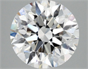 Del inventario de diamantes de laboratorio, 3.05 quilates, Redondo , Color F, claridad VVS2 y certificado IGI