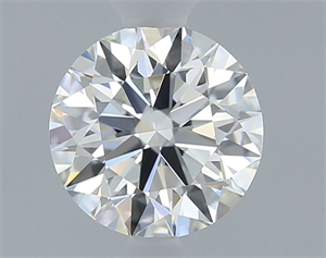 Foto Diamante Natural 0.42 quilates, Redondo , Color H, claridad IF y certificado GIA de