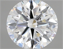 Lab Grown Diamond 1.05 Carats, Round with Ideal Cut, D Color, VVS2 Clarity and Certified by IGI