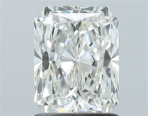 Picture of Natural Diamond 1.41 Carats, Radiant with  Cut, I Color, VVS1 Clarity and Certified by GIA
