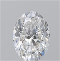 Natural Diamond 1.01 Carats, Oval with  Cut, G Color, VS1 Clarity and Certified by GIA