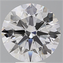 Lab Grown Diamond 5.60 Carats, Round with Ideal Cut, E Color, VVS2 Clarity and Certified by IGI